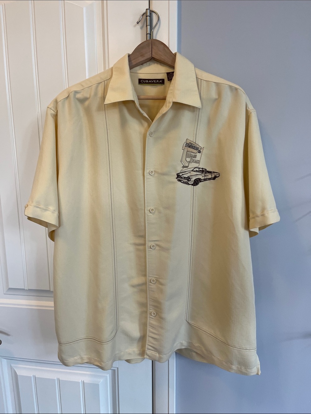 Cubavera Button-Up Camp Shirt  XL
